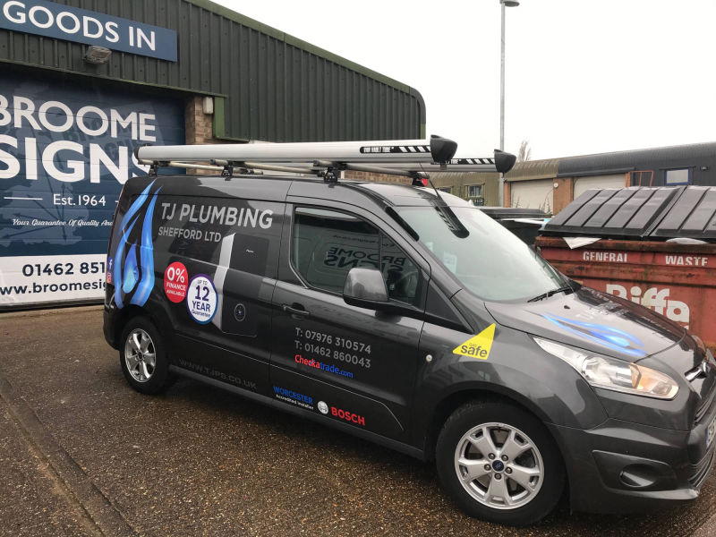 van plumbing vechile graphics