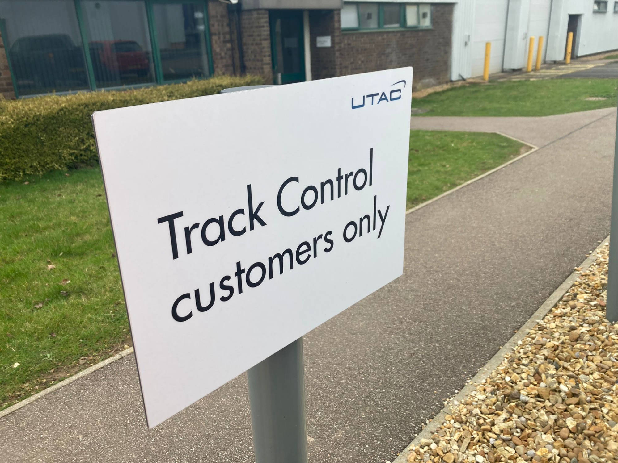 post parking office signage