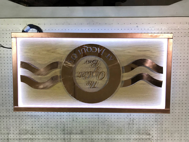 interior illuminated signage