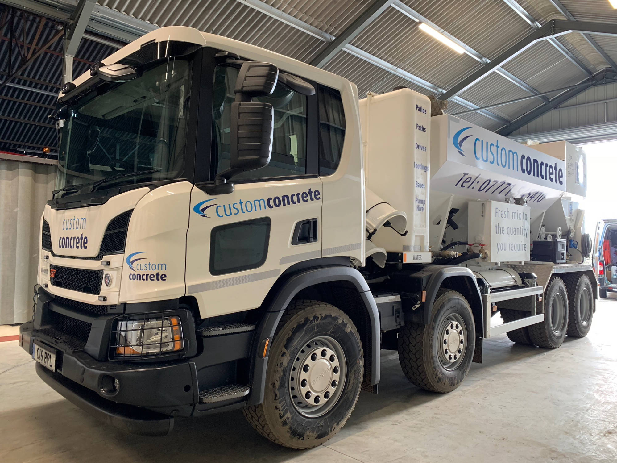 concerete truck vechile graphics