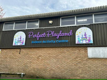 soft play exterior signage