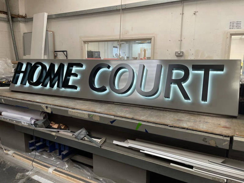 large stand off letters