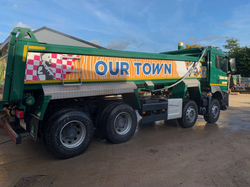 luton town FC Vehicle wrap