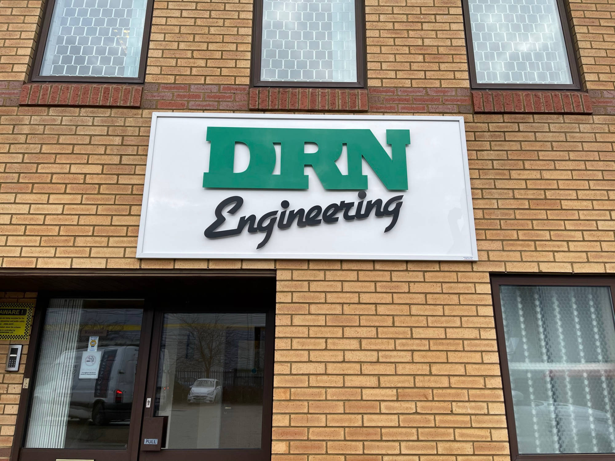 acrylic shop exterior sign 