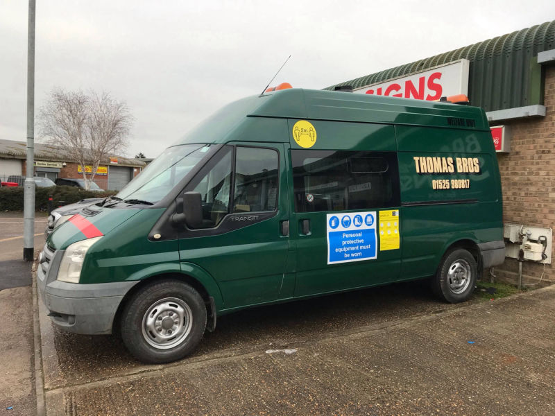 transit van vehicle graphics