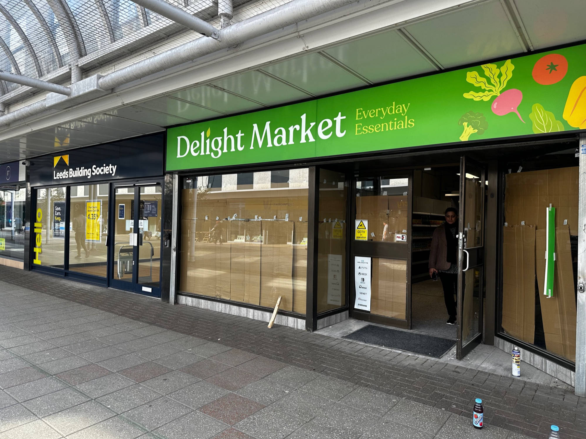 exterior shop acrylic sign 