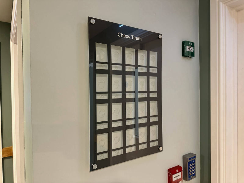 meet the team carehome signage