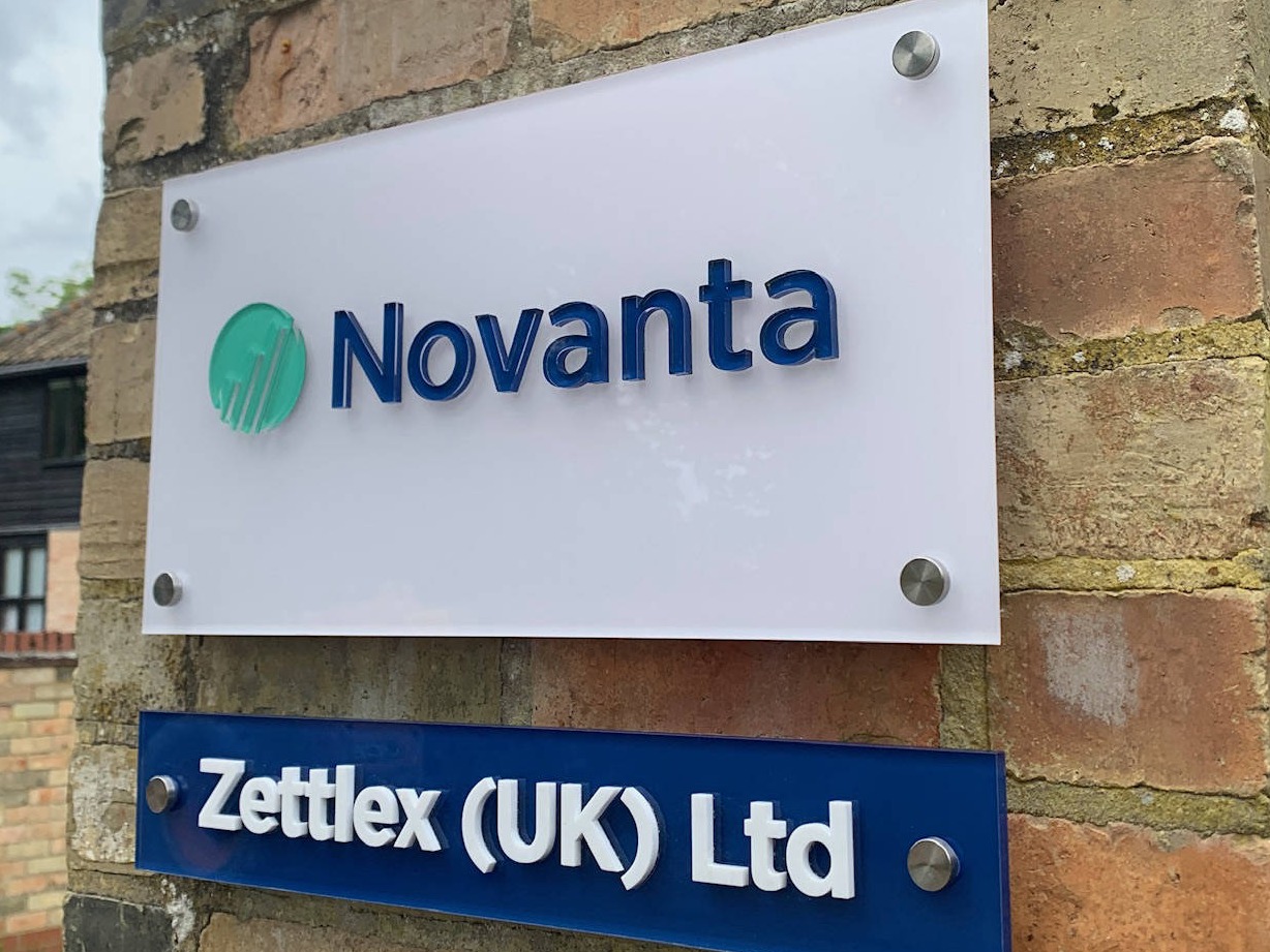 acrylic office signage 