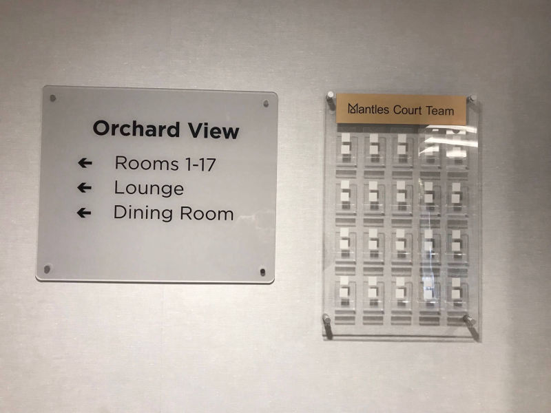 wayfinding carehome signage 