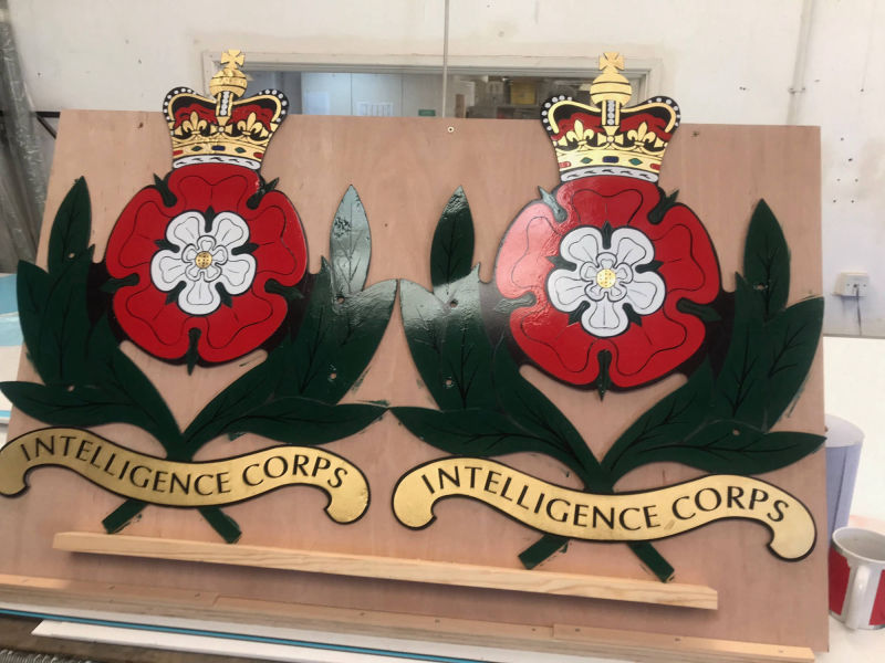 aluminium cnc cut signage 