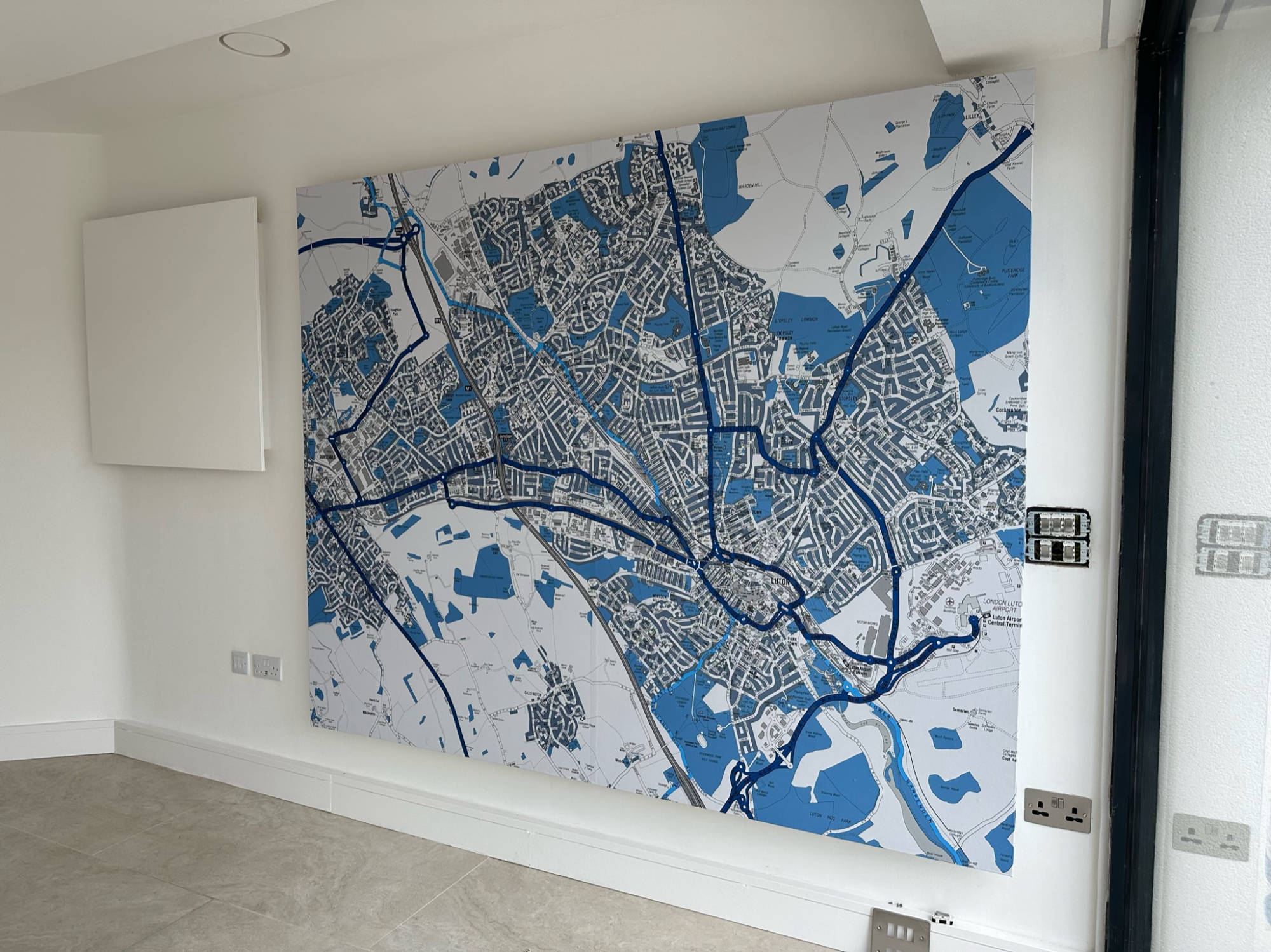 large map print