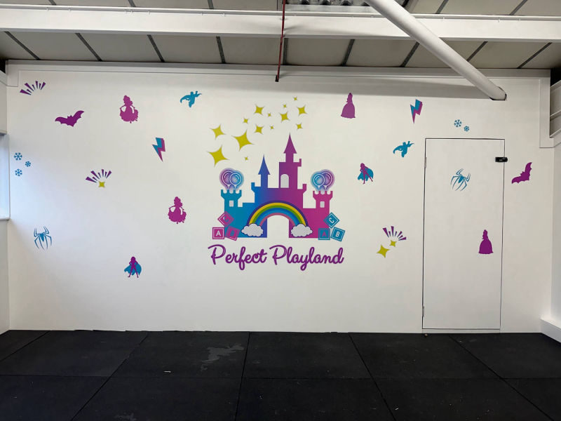 soft play wall graphics