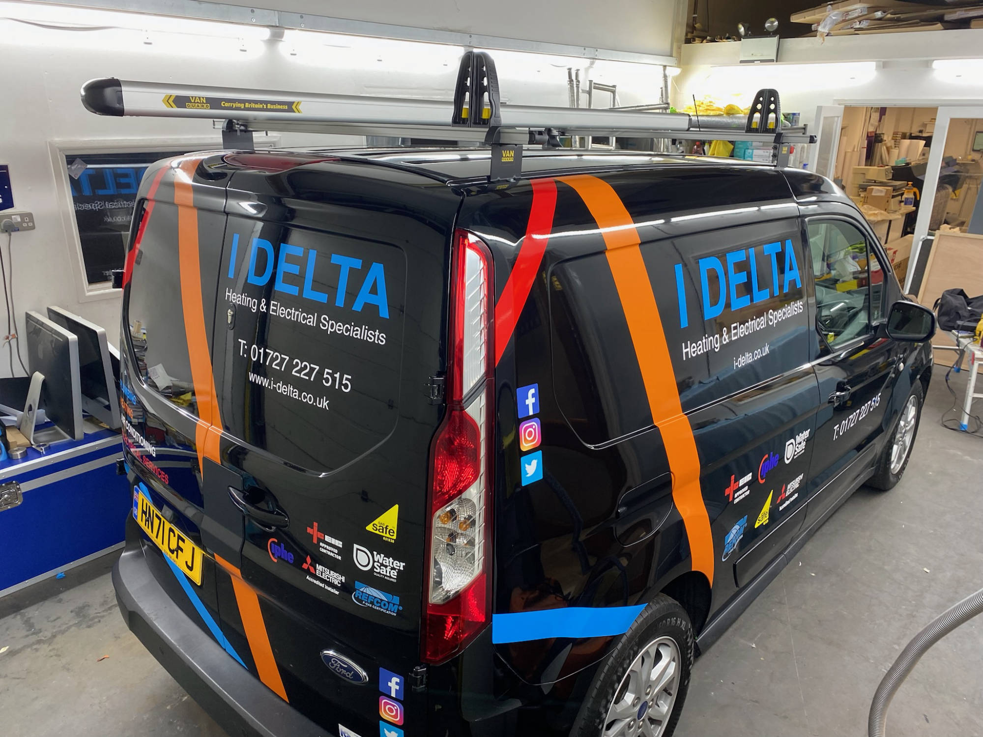 electrician vehicle graphics